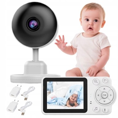 VERKGROUP Baby monitor, kamera za noćno gledanje, LCD zaslon 2,8"